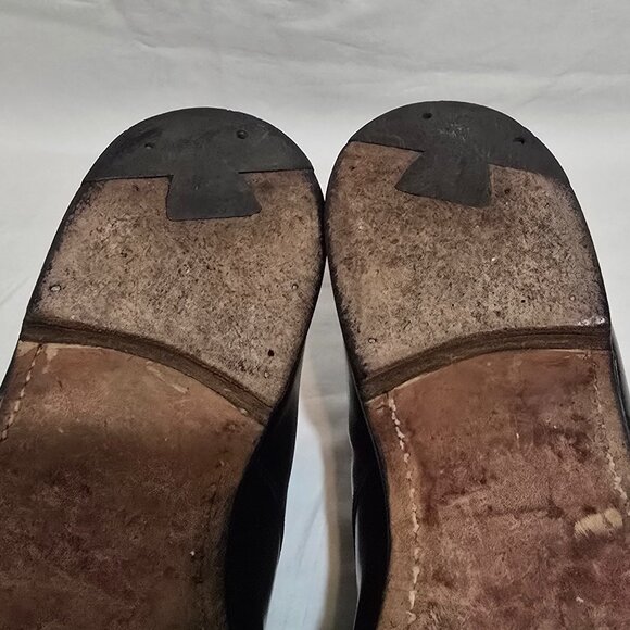 Church's Made in England Consul Bleached Calfskin Oxford Ebony Sz 10.5* - Picture 7 of 10